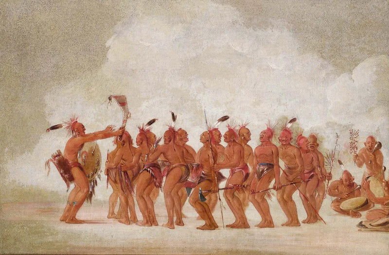 Slave Dance, Sac et Renard - George Catlin