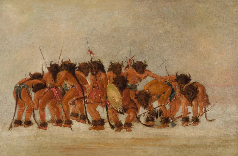 Buffalo Dance, Mandan - George Catlin