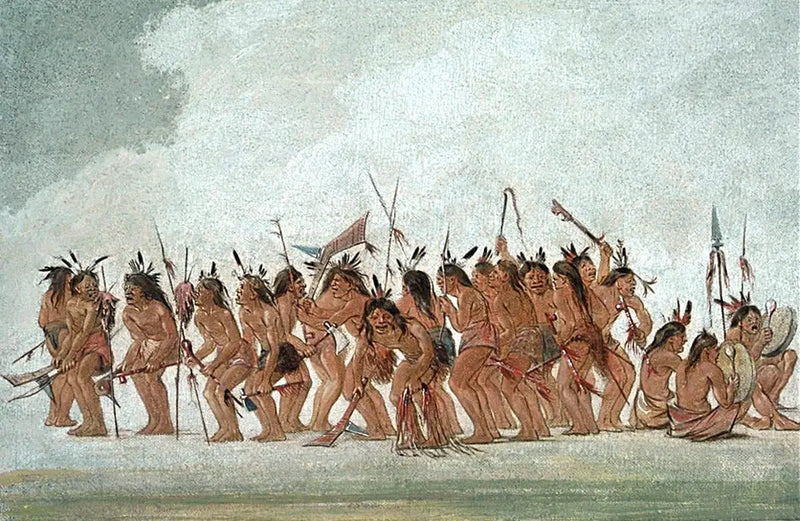 Dog Dance at Fort Snelling - George Catlin