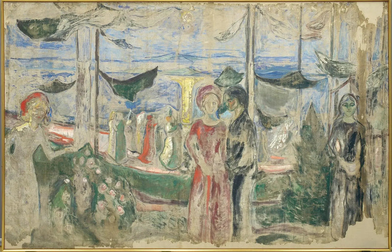 Dance on the Beach - Edvard Munch