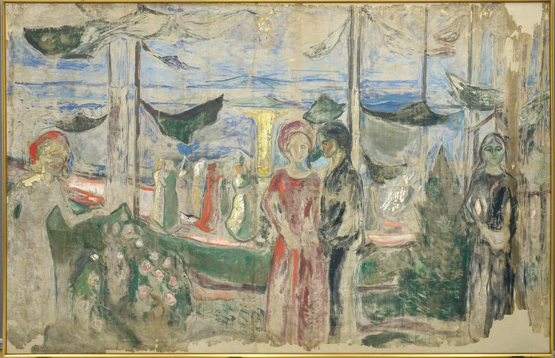 Dance on the Beach - Edvard Munch