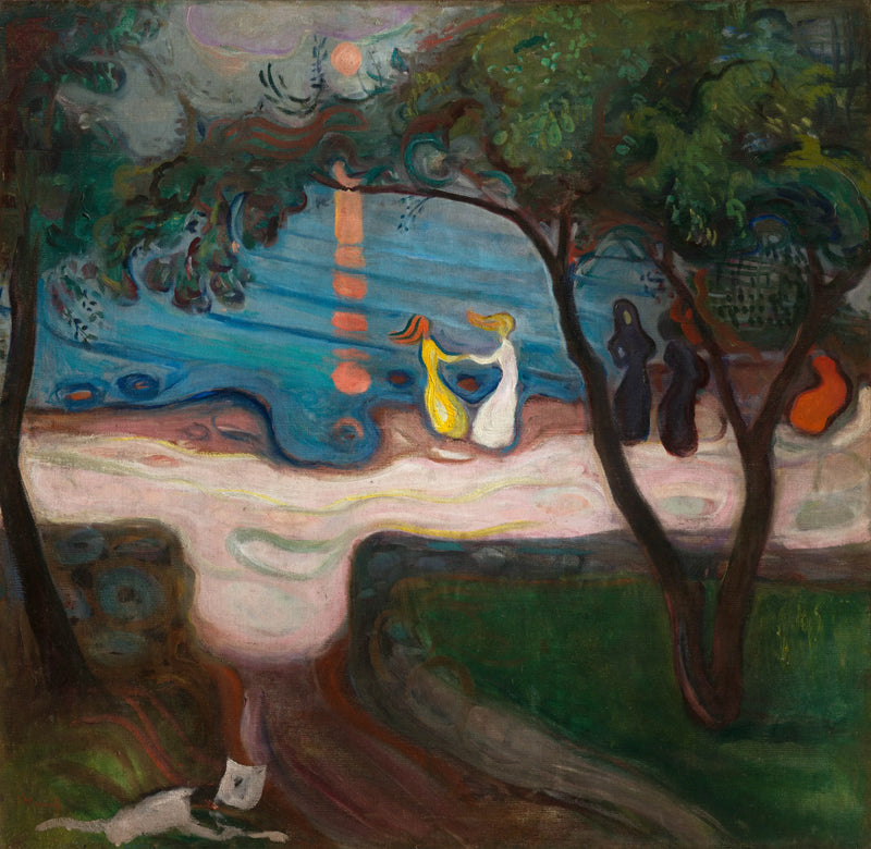 Dance on the Beach - Edvard Munch