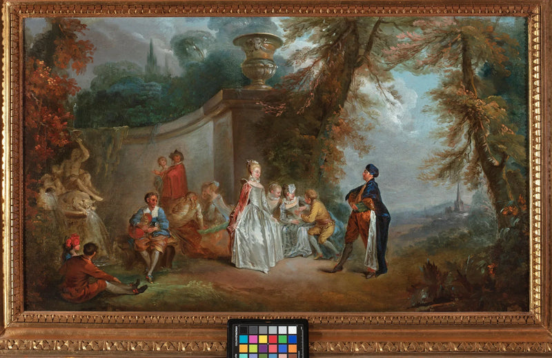 Venetian Dance (Venetian Festivals) - Antoine Watteau