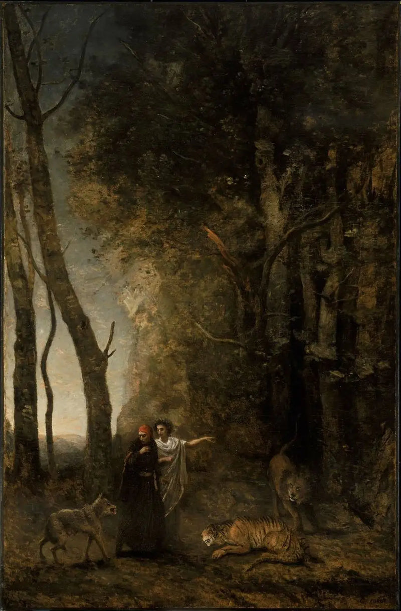 Dante and Virgil - Jean-Baptiste Camille Corot