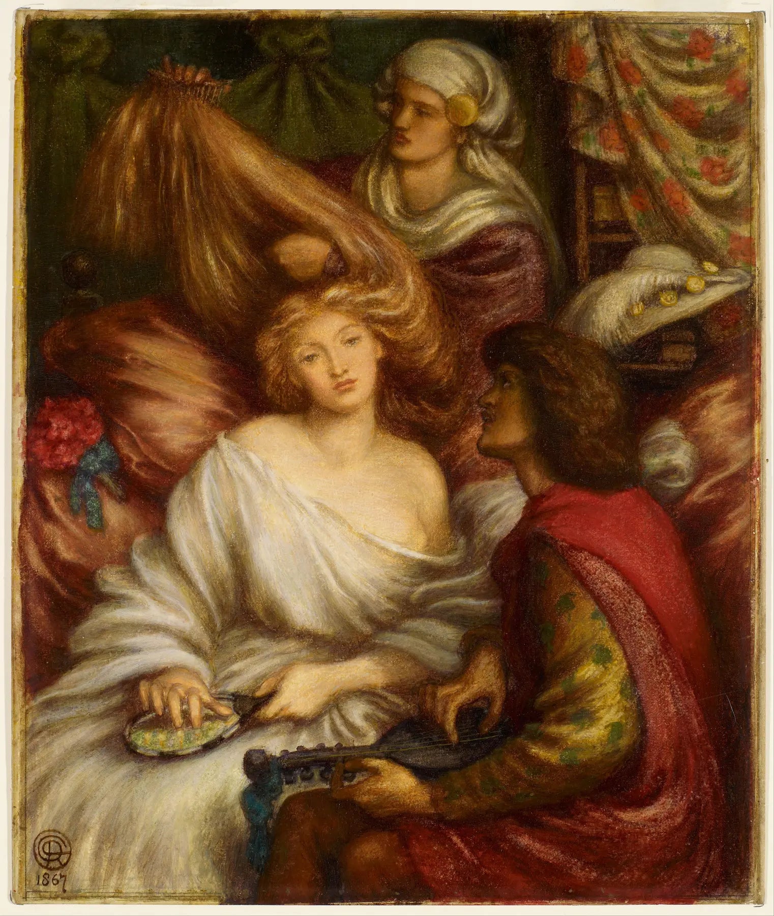 Musique du matin, peinture de Dante Gabriel Rossetti