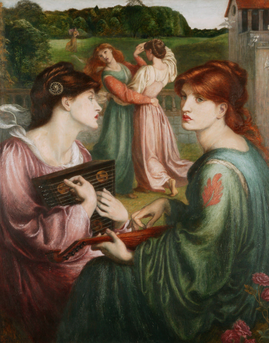 La Prairie de la tonnelle - Dante Gabriel Rossetti