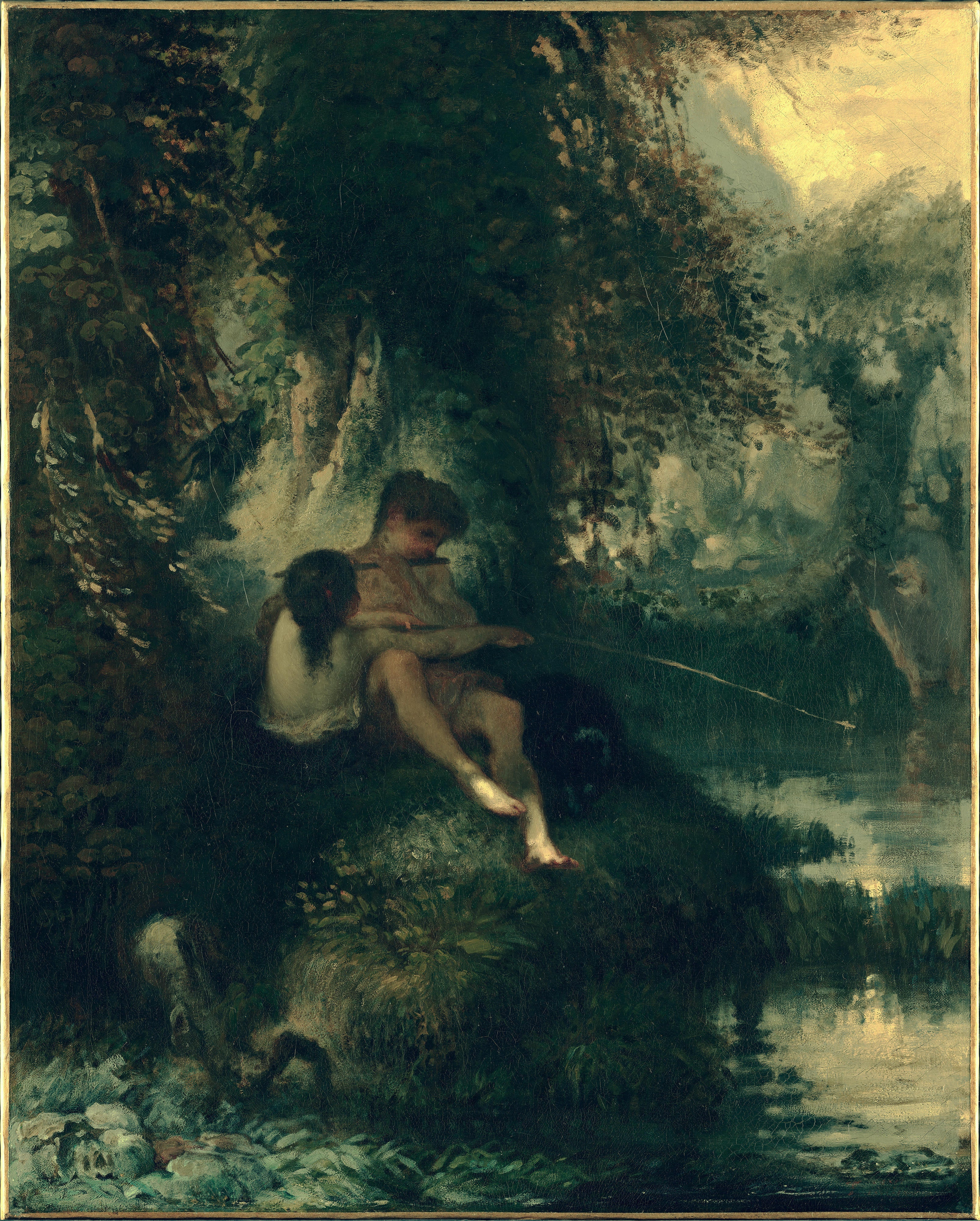 Daphnis and Chloe - Jean-François Millet