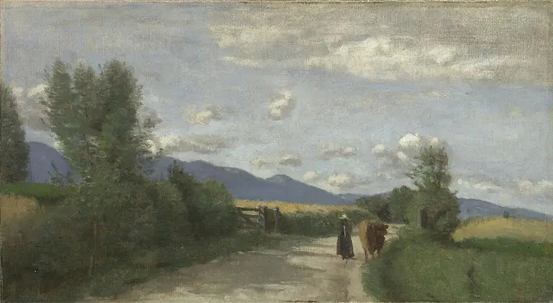 Dardagny, morning - Jean-Baptiste Camille Corot