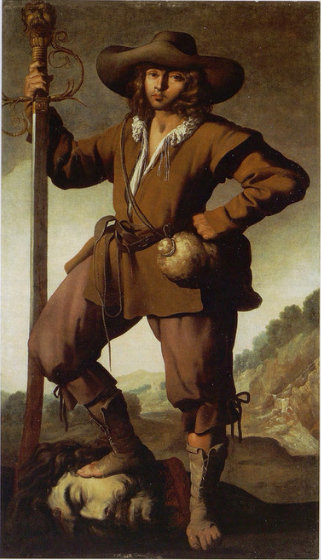 David with Goliath's Head - Francisco de Zurbarán