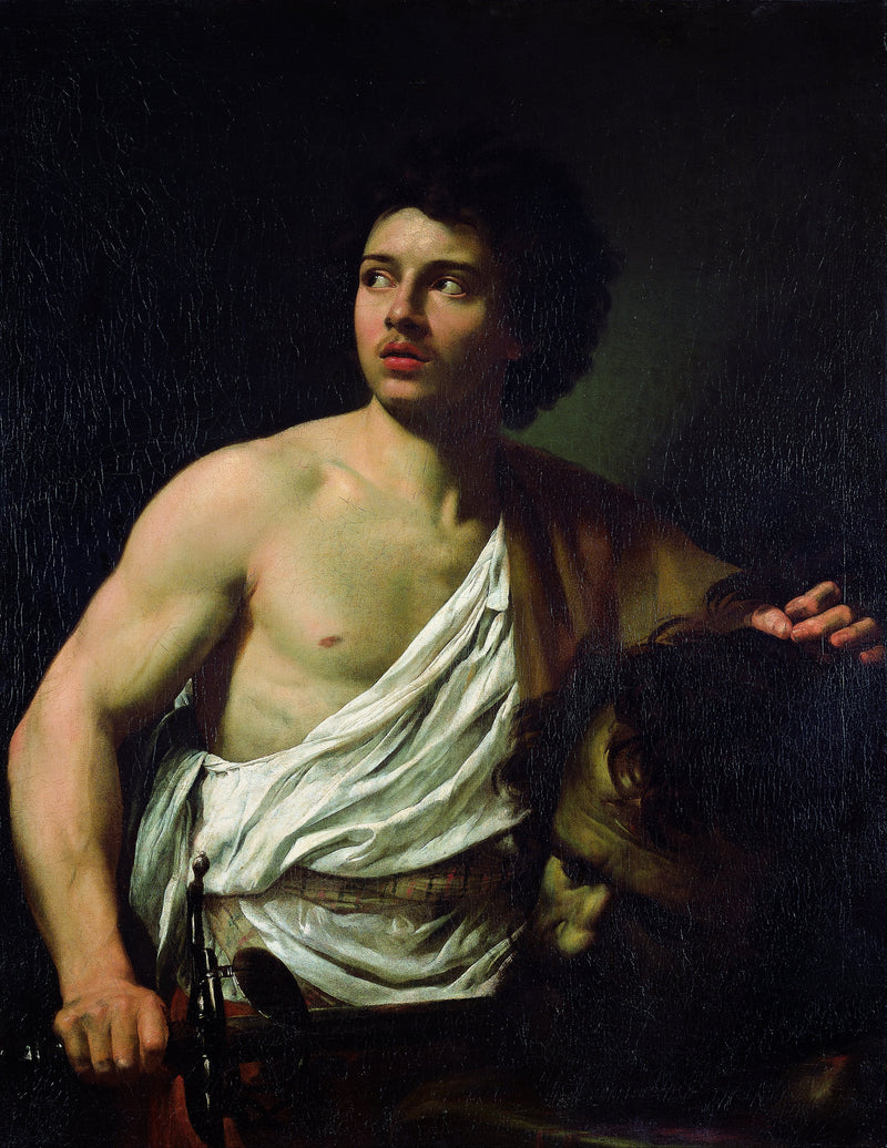 David with the Head of Goliath - Simon Vouet