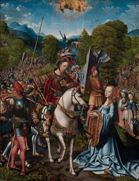 David and Abigail - Jacob Cornelisz van Oostsanen