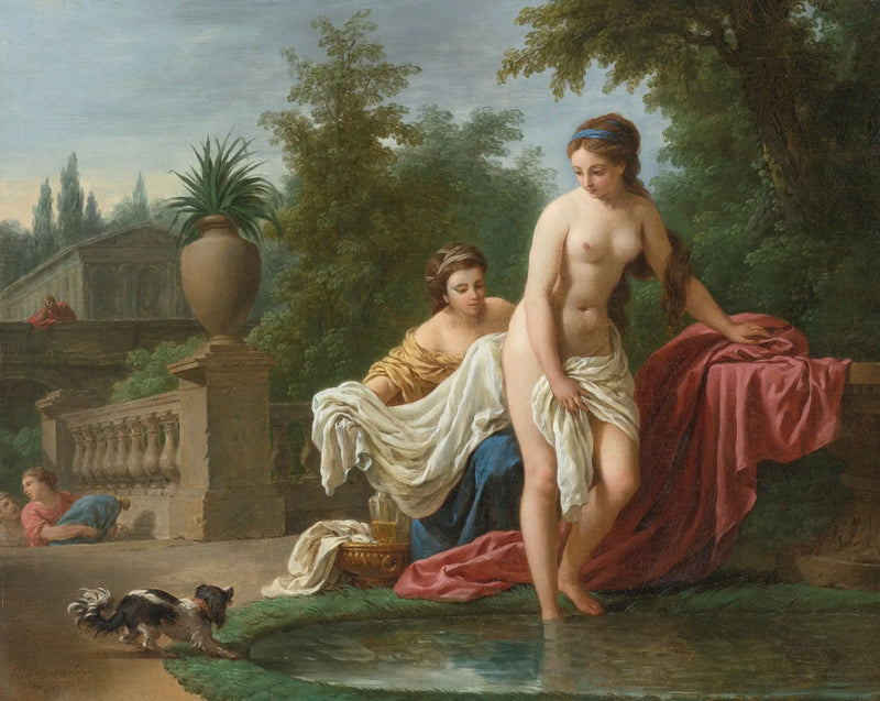 David and Bathsheba - Louis Jean François Lagrenée
