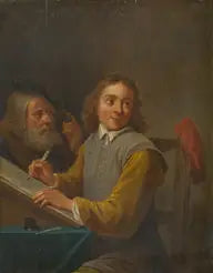 David Teniers (III) learns to draw - David Teniers the Younger
