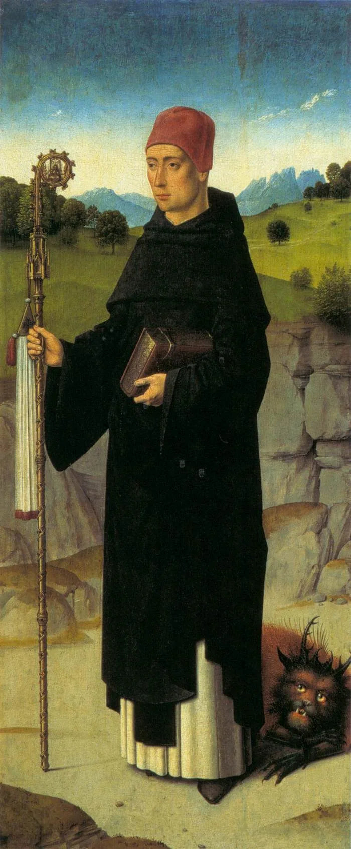 De H. Bernardus van Clairvaux - Dirk Bouts image 1 reproduction d’œuvre d’art à l’huile