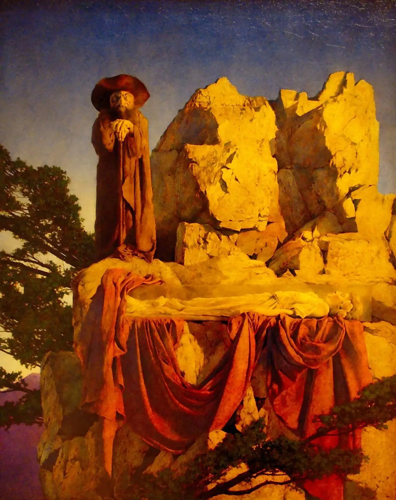 From the history of Snow White - Maxfield Parrish