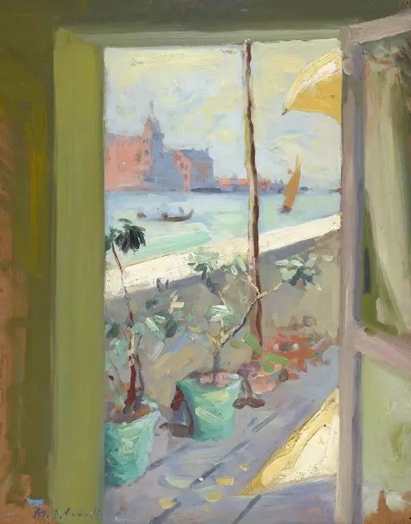 From the Calcina Hotel - Francis Cadell