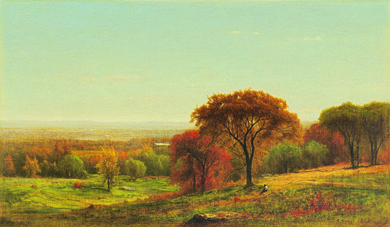 On the Other Side of the Hudson Valley - George Inness