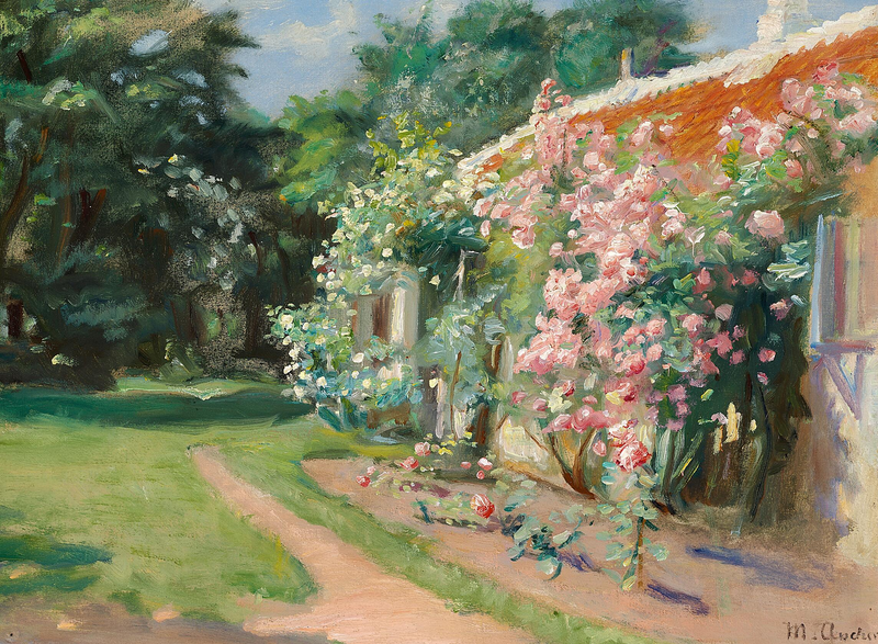From our old garden in Skagen. -Michael Peter Ancher
