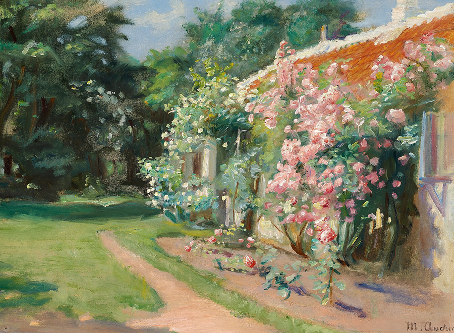 From our old garden in Skagen. -Michael Peter Ancher
