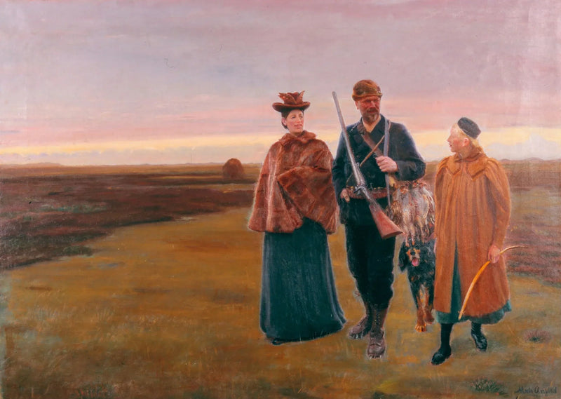 Back from filming. - Michael Peter Ancher