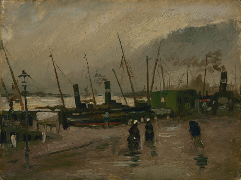 The Ruijterkade in Amsterdam - Vincent van Gogh