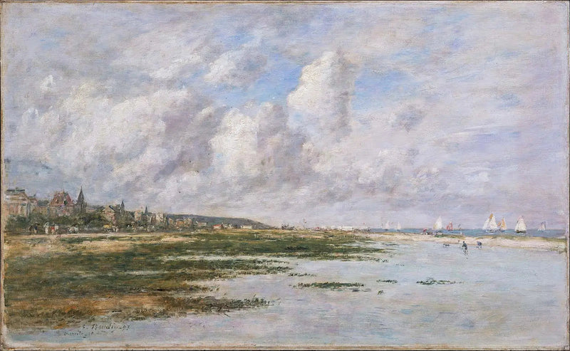 Deauville at Low Tide - Eugène Boudin