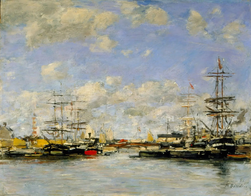 Deauville - The Cove - Eugène Boudin