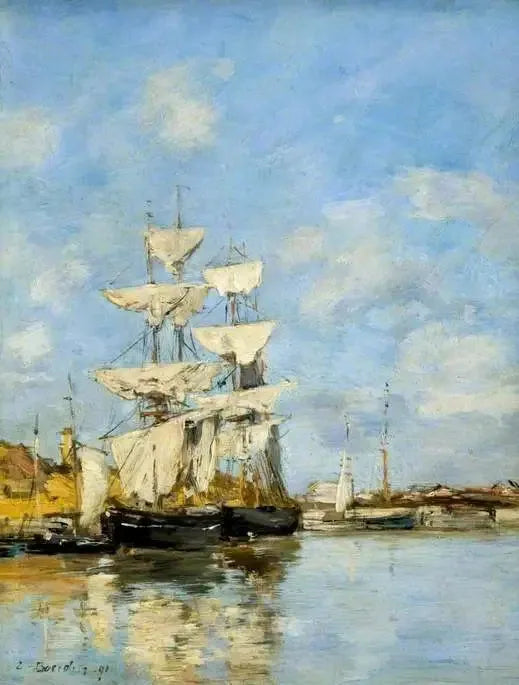 Deauville, the Basin - Eugène Boudin