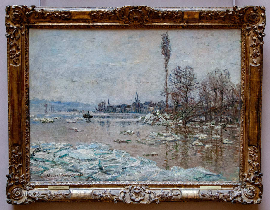 The Debacle at Vétheuil, view of Lavacourt W561 - Claude Monet