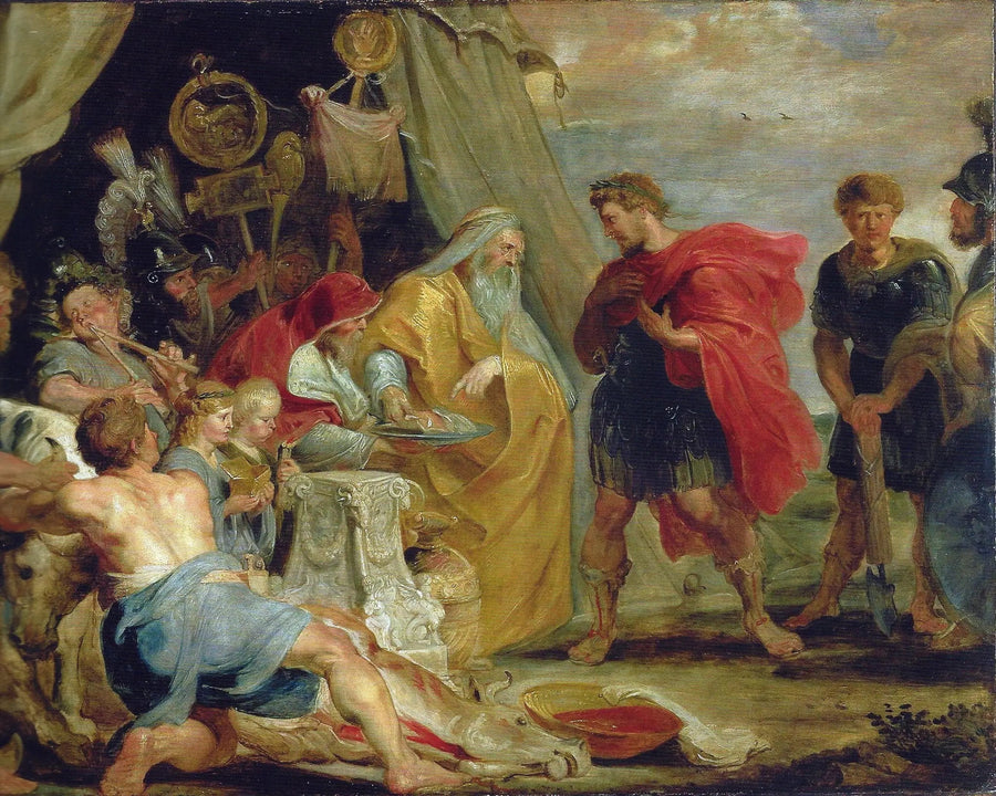 Decius Mus consulting the soothsayer (Titus Livy VIII, 6-9) - Peter Paul Rubens