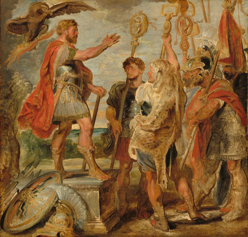 Decius Mus Addressing the Legions - Peter Paul Rubens