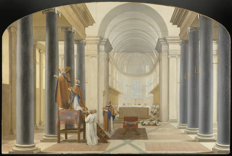 Dedication of a Chartreux church - Eustache Le Sueur