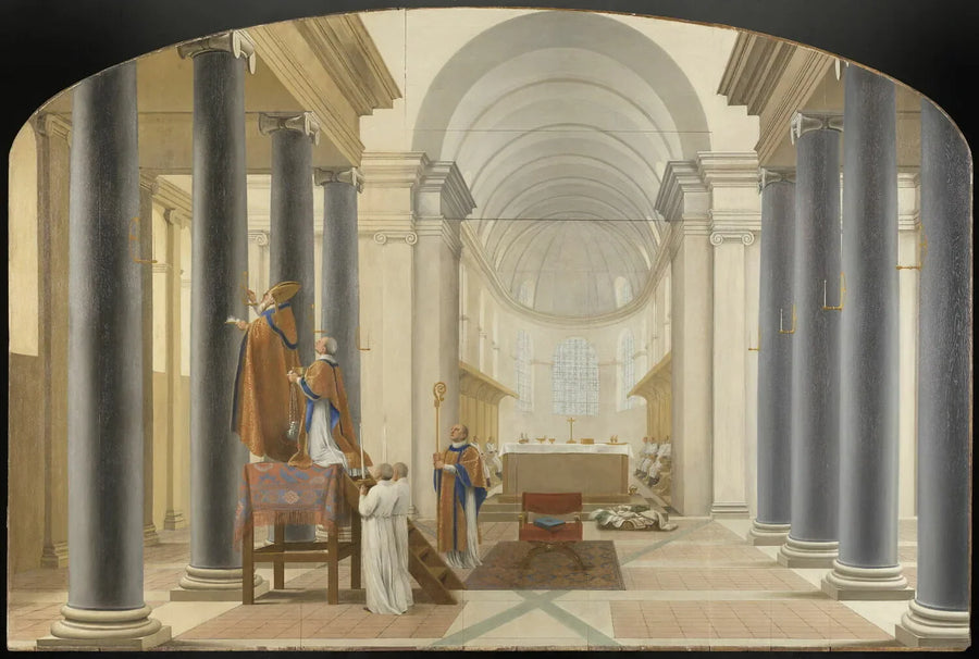 Dedication of a Chartreux church - Eustache Le Sueur