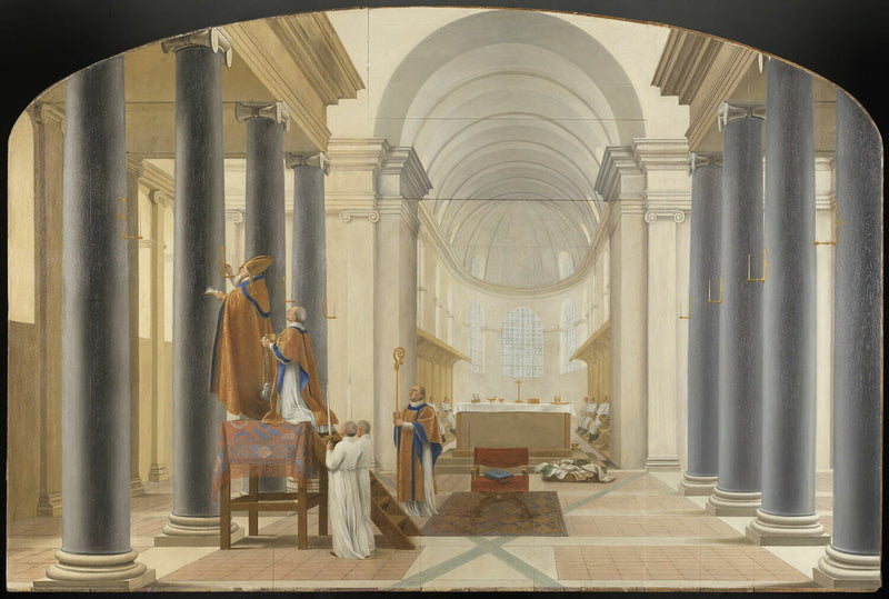 Dedication of a Chartreux church - Eustache Le Sueur