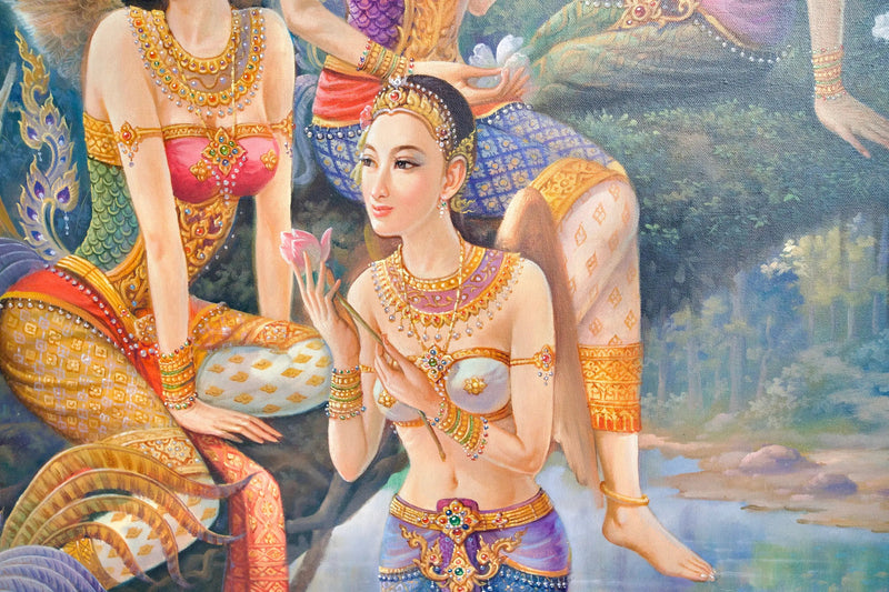 Goddess Kinnaree  | 170 x 120 cm