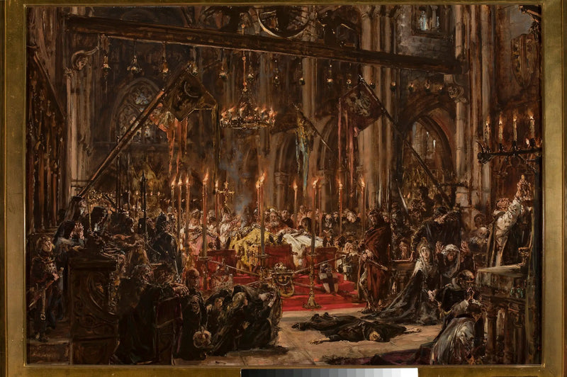 Defeat of Legnica, from the series « History of Civilization in Poland » - Jan Matejko