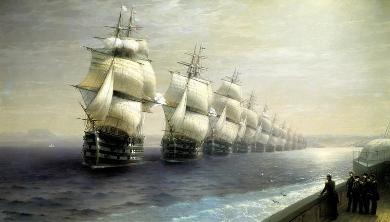 Black Sea Fleet Parade - Ivan Aivazovsky