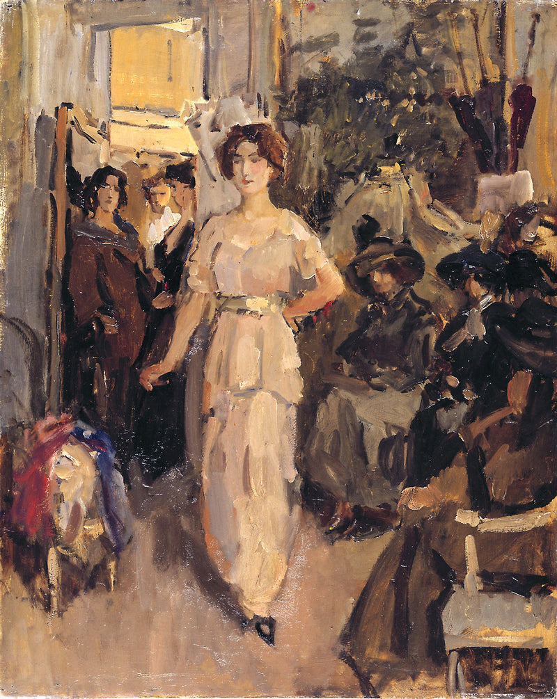 Fashion show at Hirsch - Isaac Israels