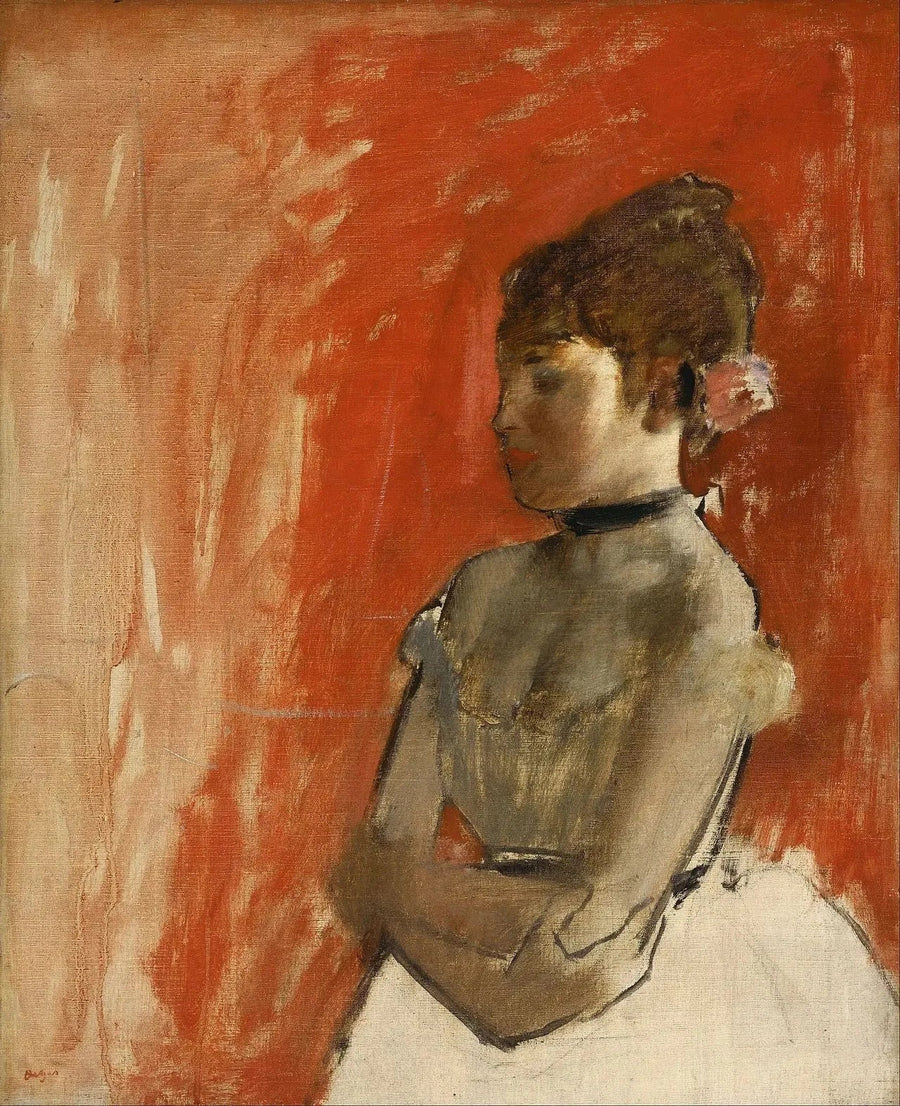 Ballet Dancer with Crossed Arms - Edgar Degas