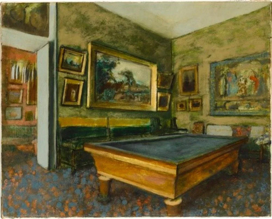 Billiard Room - Edgar Degas