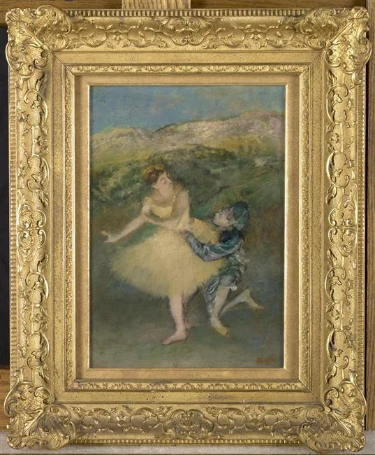Harlequin and Columbine - Edgar Degas