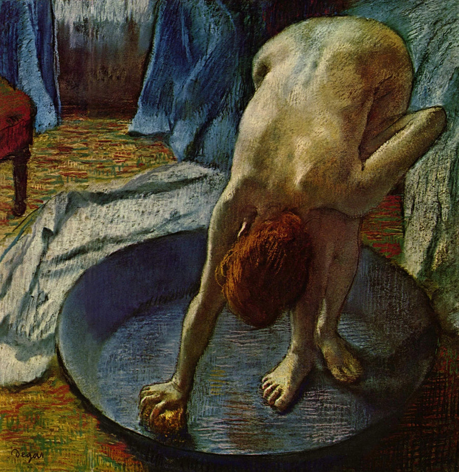 Woman with a Basin - Edgar Degas
