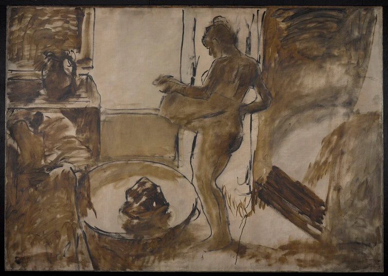 Woman at the Tub - Edgar Degas