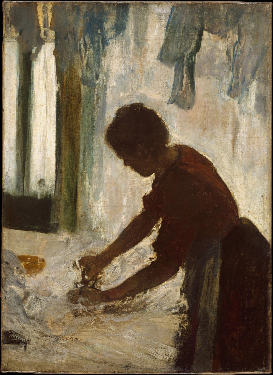 A Woman Ironing - Edgar Degas