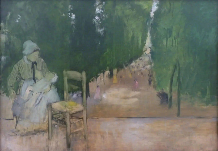 A nurse in the Luxembourg Gardens, circa 1872 - Degas