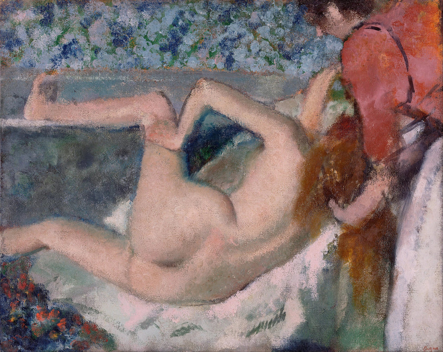 After the Bath - Edgar Degas