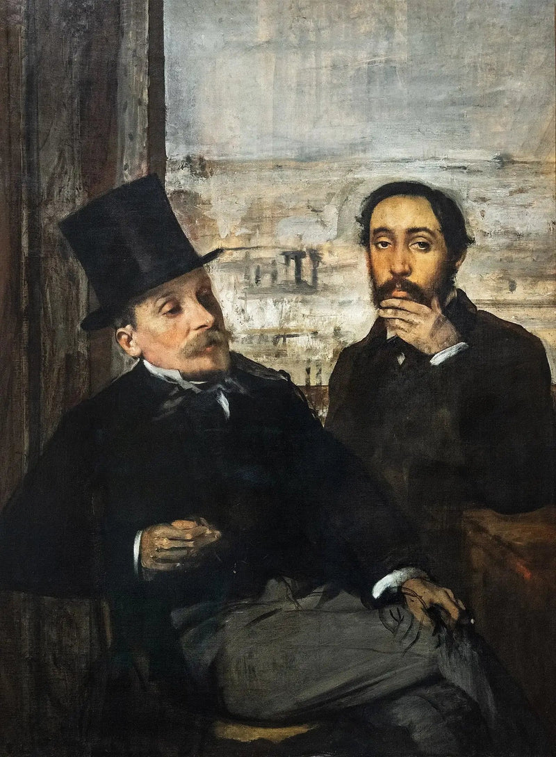 Degas and Évariste de Valernes - Edgar Degas