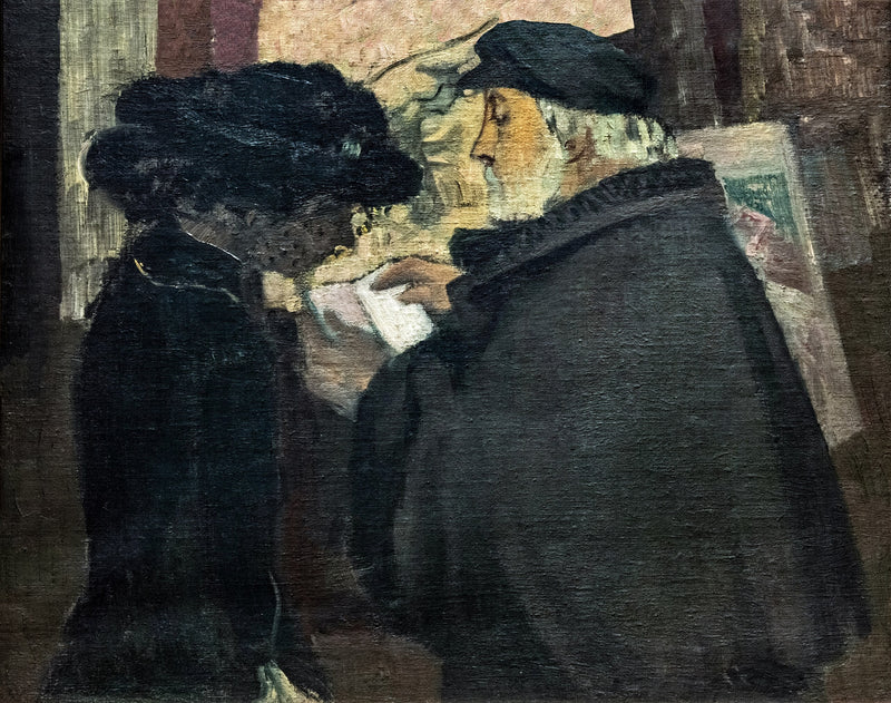 Degas and his model - Maurice Denis