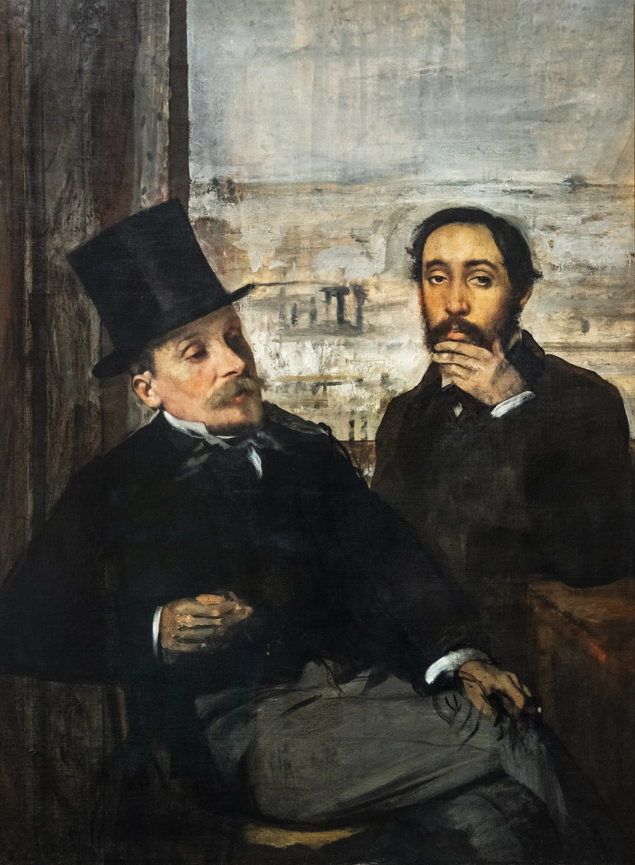 Degas and Évariste de Valernes - Edgar Degas