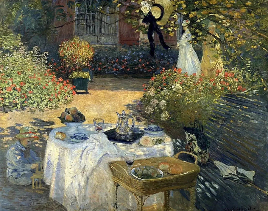 Le Déjeuner, decorative panel W285 - Claude Monet